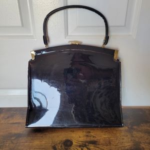 Vintage Black Patent purse.